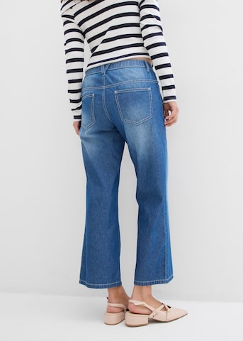 bonprix Wide leg Jeans in Blue