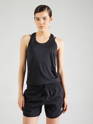 new balance Sports Top 'Core Run' in Black: front