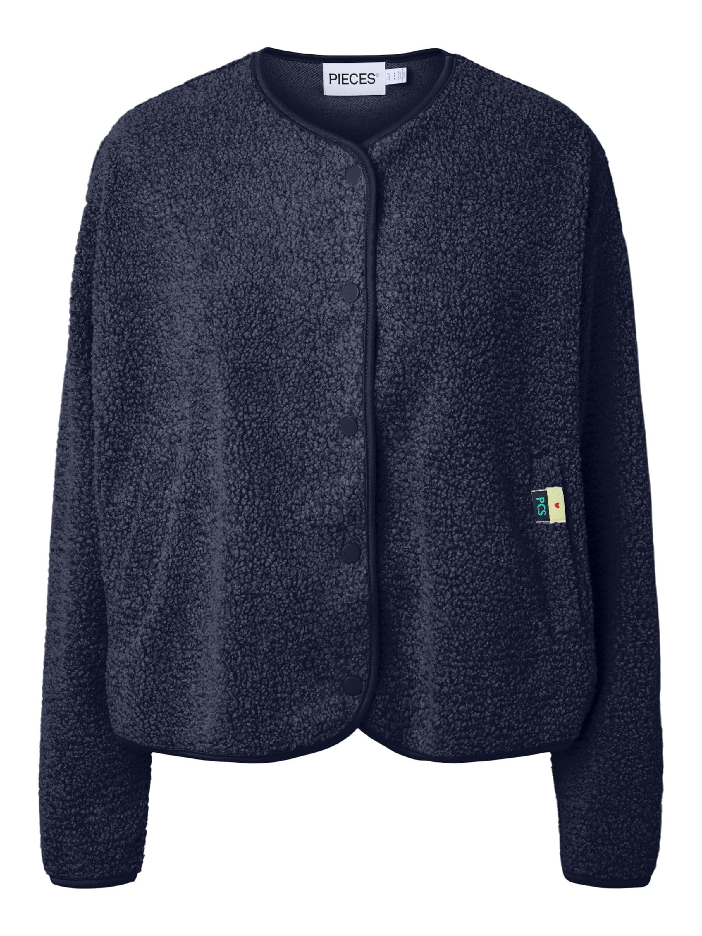 Veste mi-saison 'KATTY' PIECES en bleu : devant