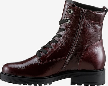 GABOR Schnürstiefelette in Rot: Vorderseite