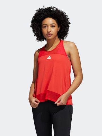 Haut de sport ADIDAS SPORTSWEAR en rouge : devant