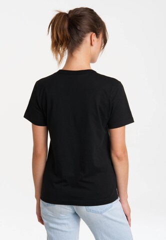 LOGOSHIRT Shirt 'Captain Future Logo' in Black