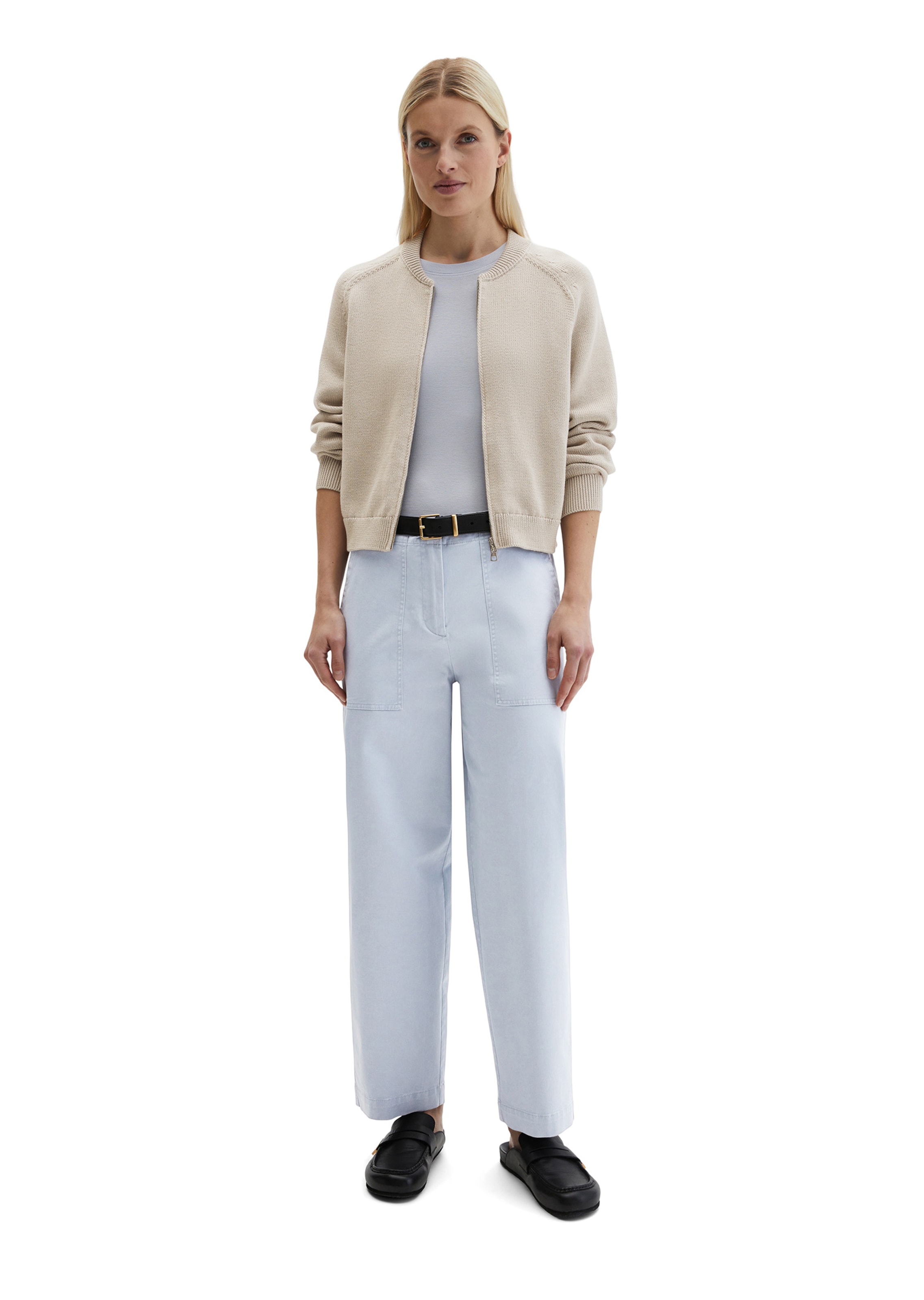 Marc O'Polo Strickjacke in Grau