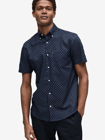 Next - Regular Fit Camisa em azul