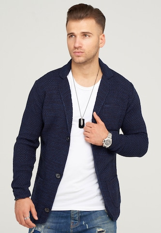 behype Strickjacke 'FELIAN' in Blau