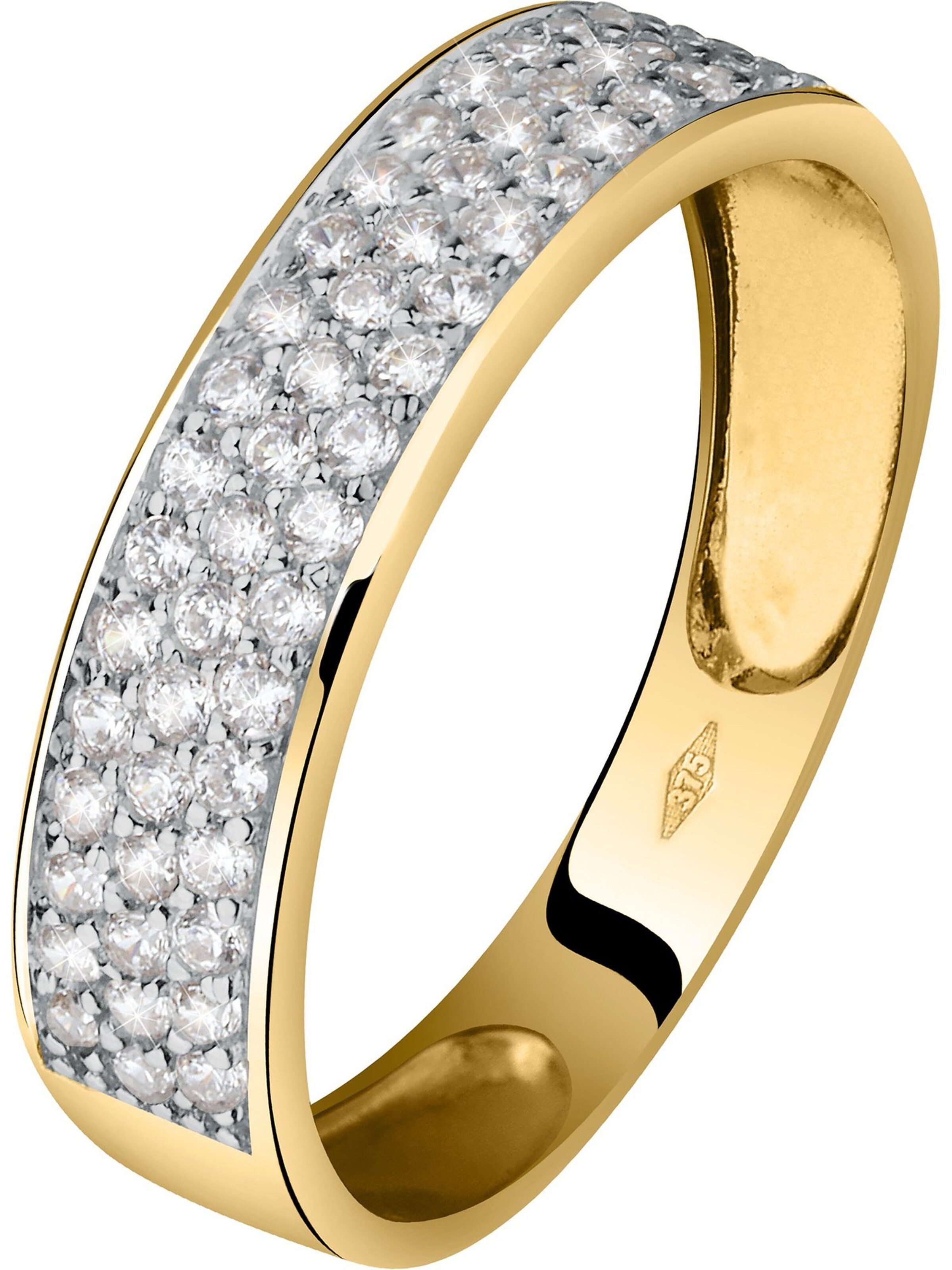 CHRIST Ring in Gold: front