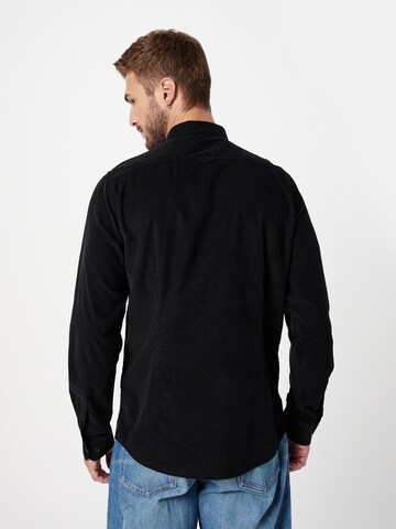 INDICODE JEANS Regular fit Πουκάμισο 'Ryan' σε μαύρο