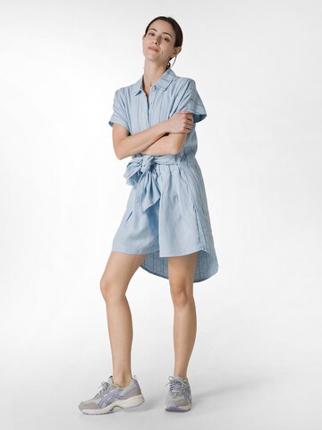 DEHA Wide leg Pleat-front trousers in Blue