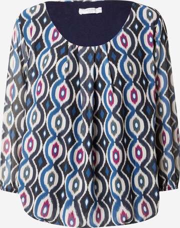 ZABAIONE Blouse 'Mona' in Blue: front