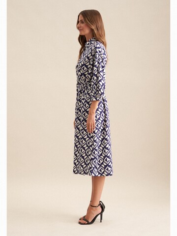 SEIDENSTICKER Blousejurk 'Schwarze Rose' in Blauw