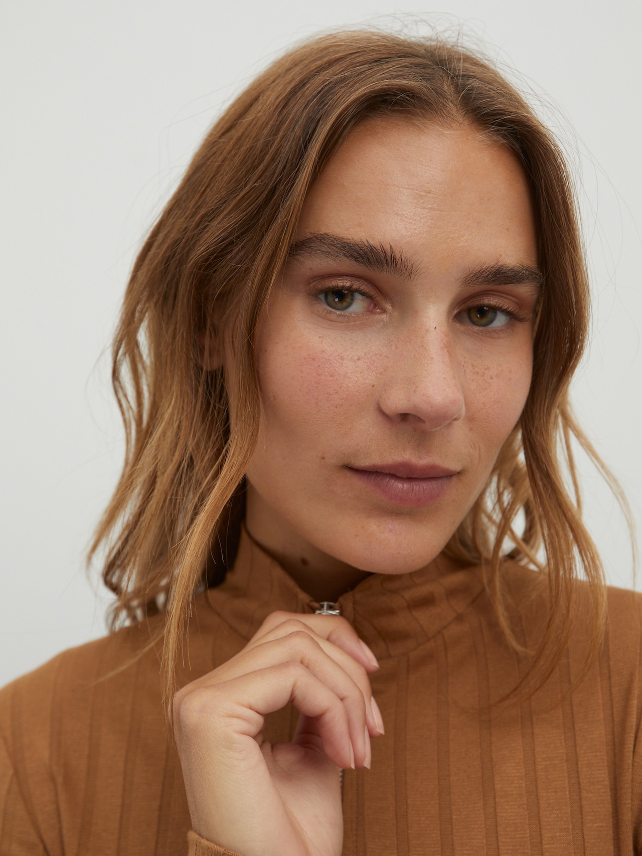 EDITED Jurk 'Felicitas' Bruin