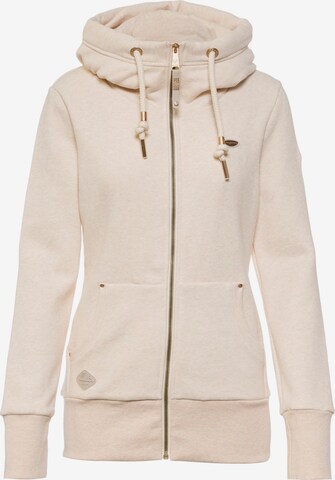 Ragwear Sweatjacke 'Neska' in Beige: predná strana