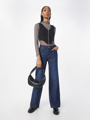 PULZ Jeans Wide Leg Jeans 'VEGA' i blå