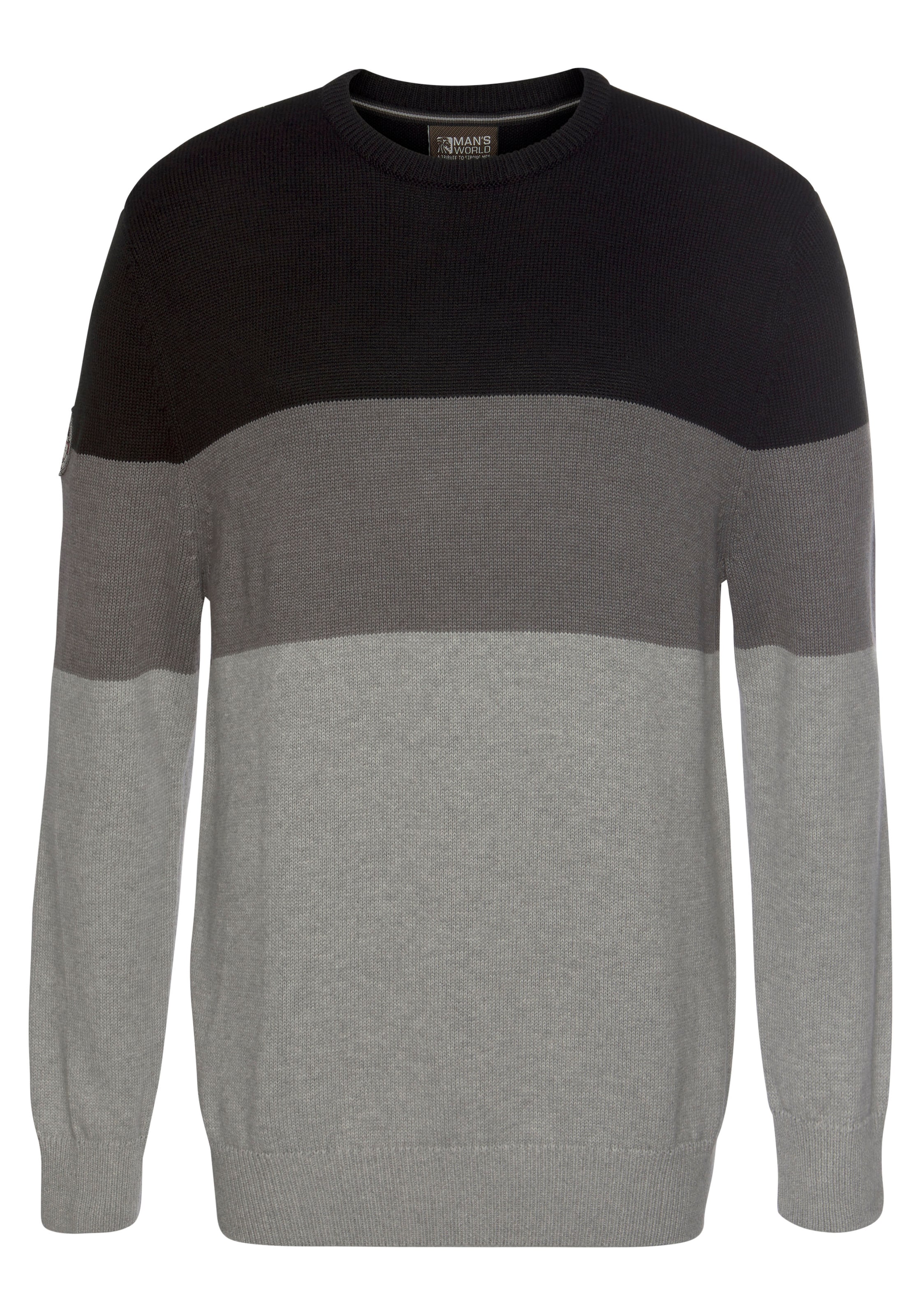 Man's World Sweater in Grey: front