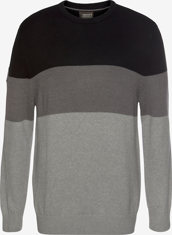 Man's World Sweater in Grey: front