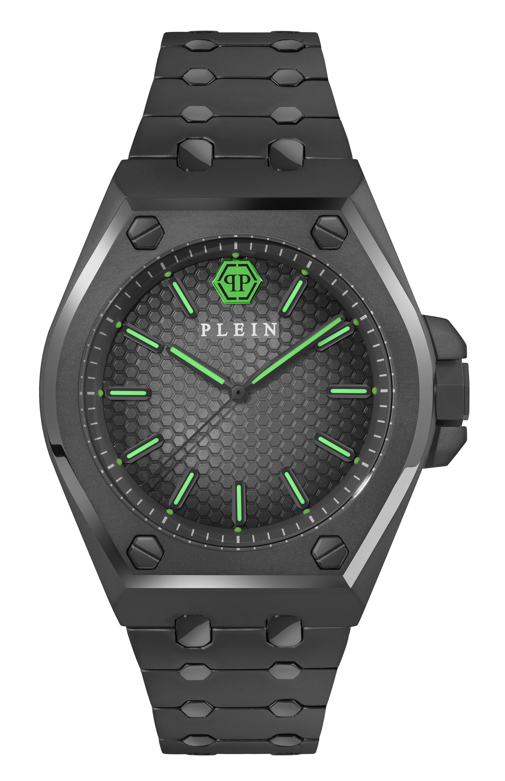 Orologio analogico 'Plein Extreme Gent' di Philipp Plein Watches in nero: frontale