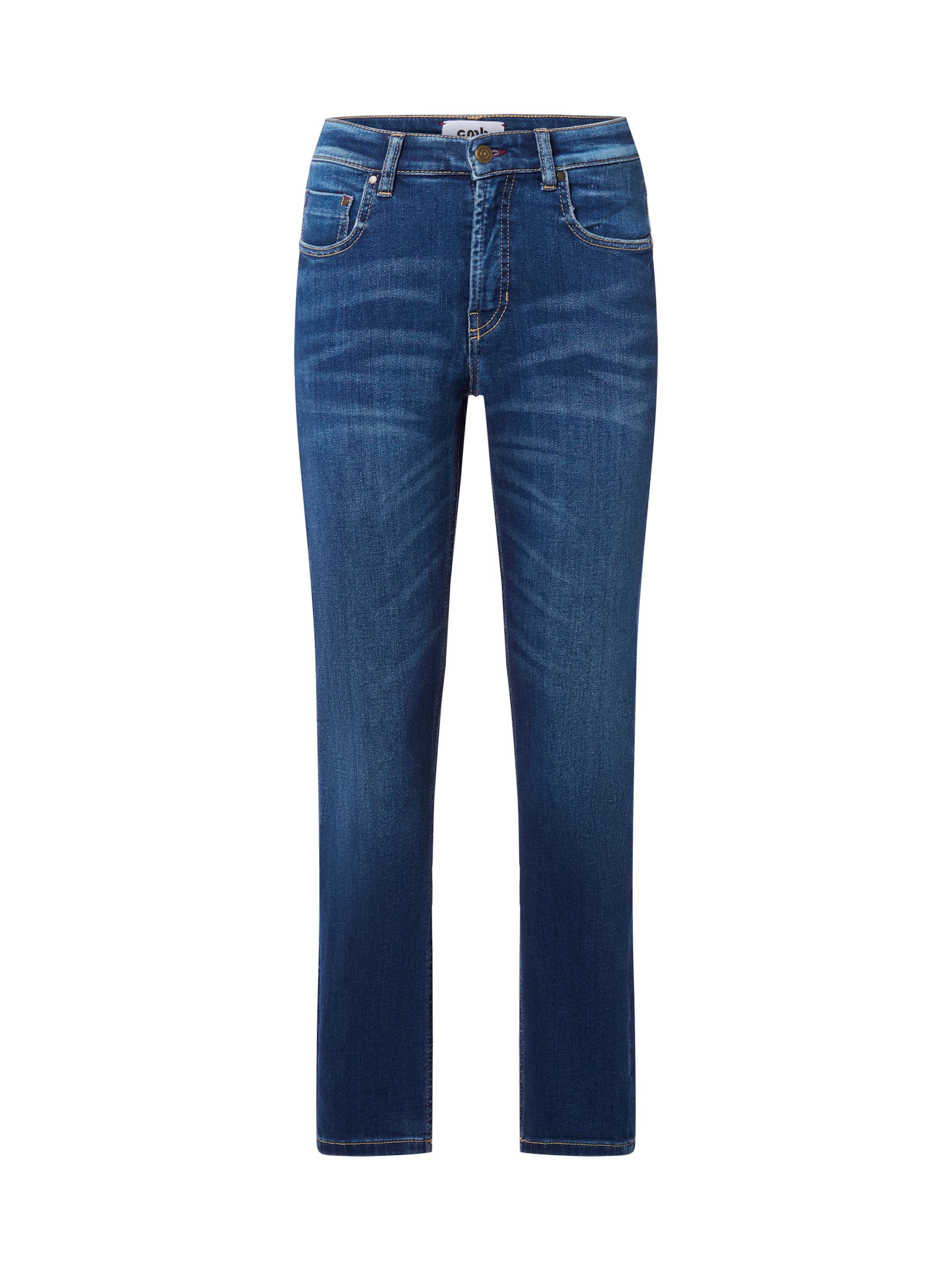 Cambio Slim fit Jeans 'Raja' in Blue: front