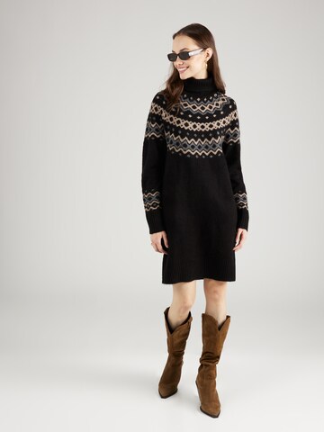 Freequent Knitted dress 'MERLA' in Black