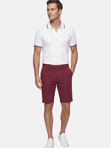 Thomas Goodwin Slim fit Trousers in Red