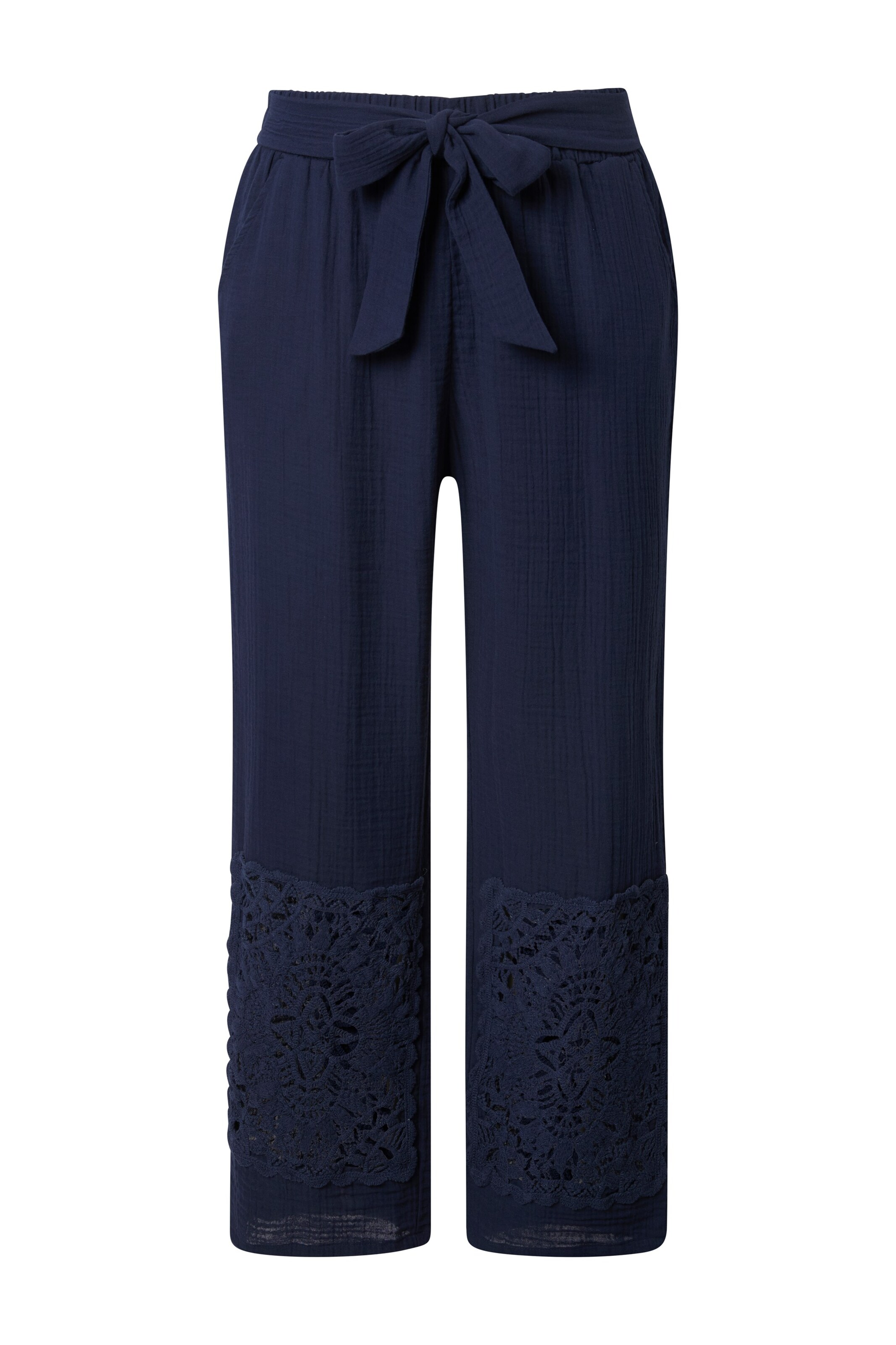 Ulla Popken Regular Hose in Blau: Vorderseite