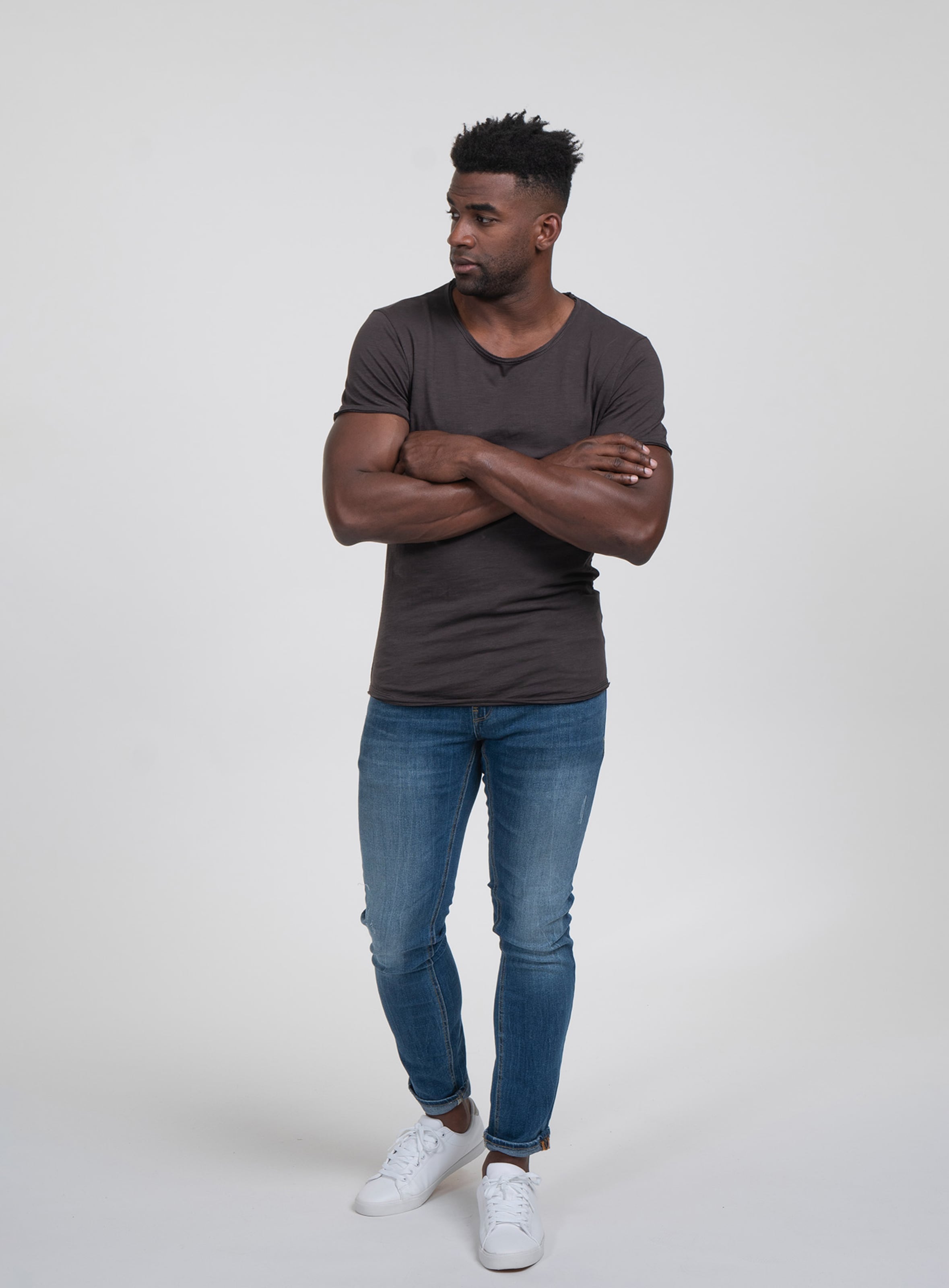 Männer Große Größen Key Largo Shirt 'Bread' in Anthrazit - PZ90088 Männer Große Größen Key Largo Shirt 'Bread' in Anthrazit - PZ90088