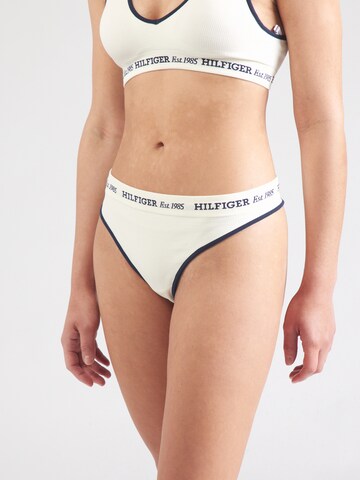 Tommy Hilfiger Underwear String in Wit: voorkant