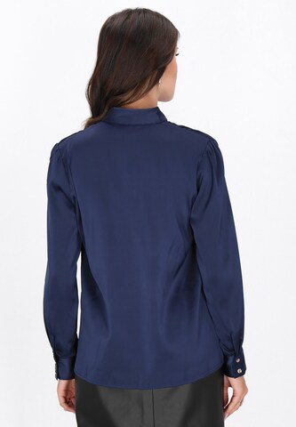 Chemisier faina en bleu