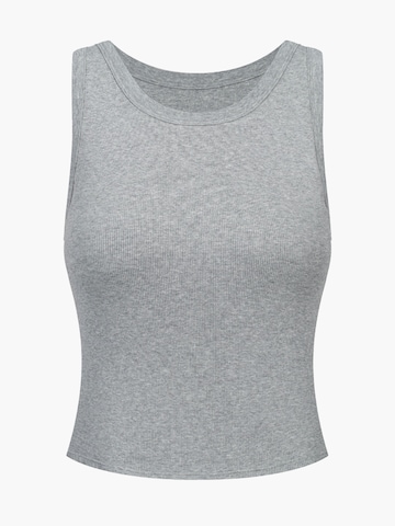 cfab (formerly creamy fabrics) Top 'Tank Bratop'‌‌‌‌‌‌ in Grau: Vorderseite