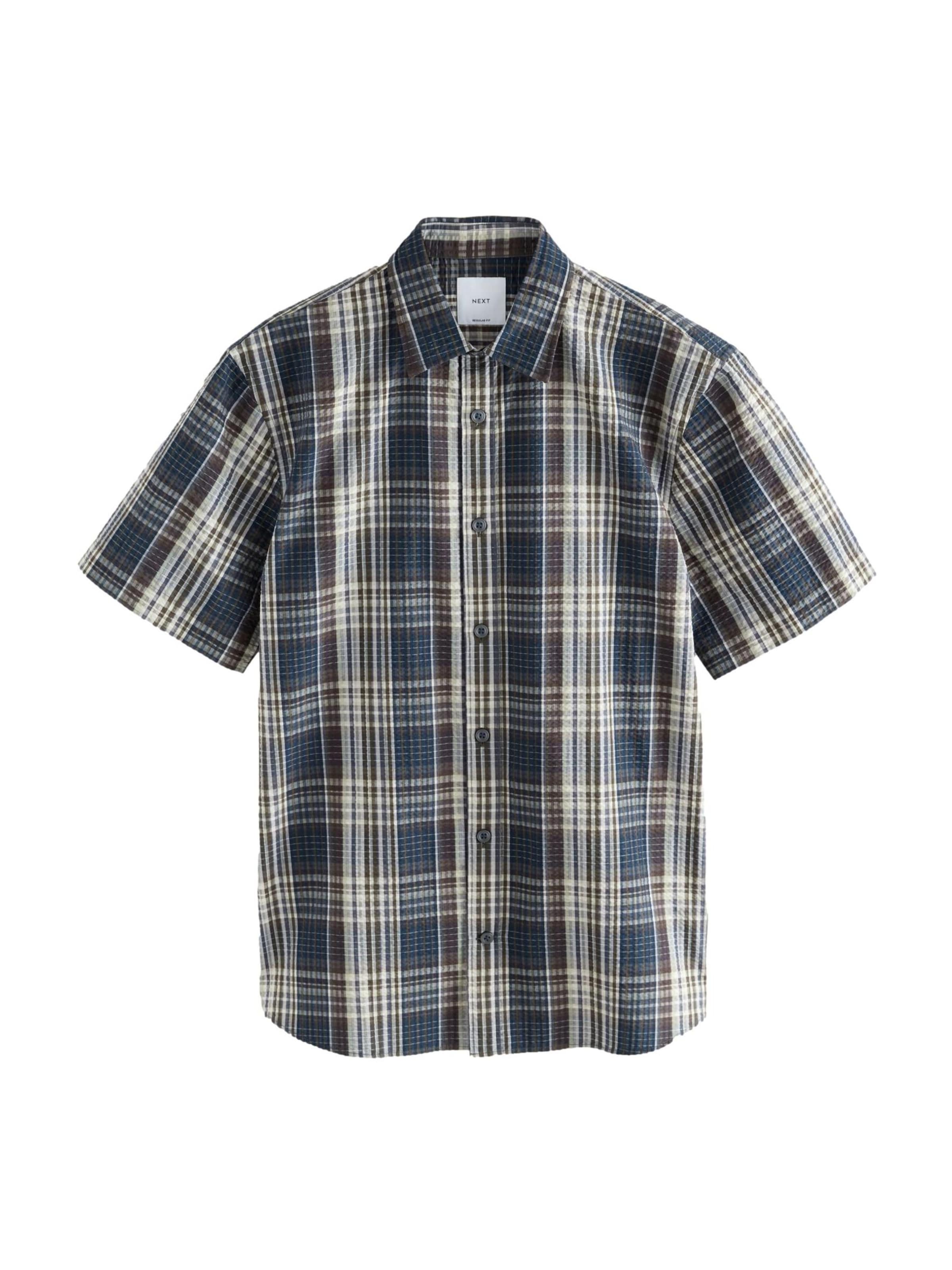 Next Klasický střih Košile – modrá: přední strana