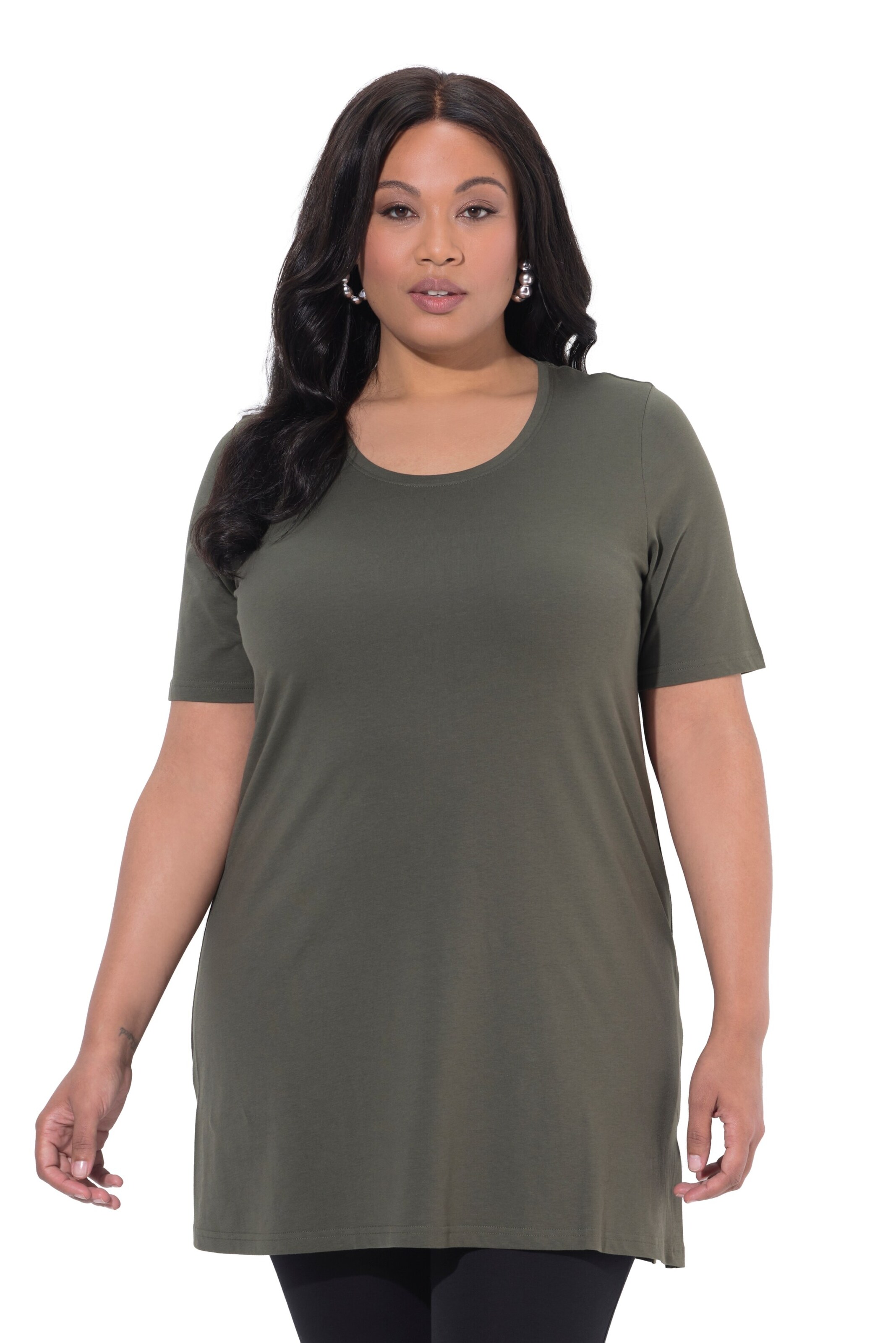 Ulla Popken Shirt in Grau: Vorderseite