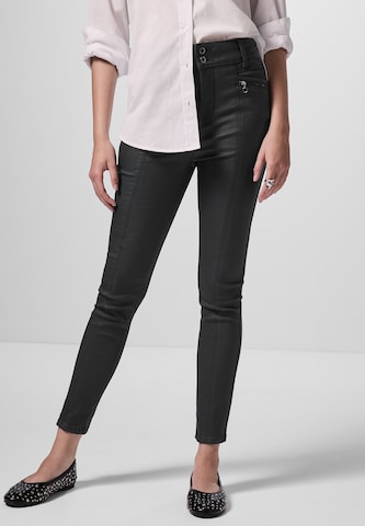 Street One Studio Skinny Pants in Black: front