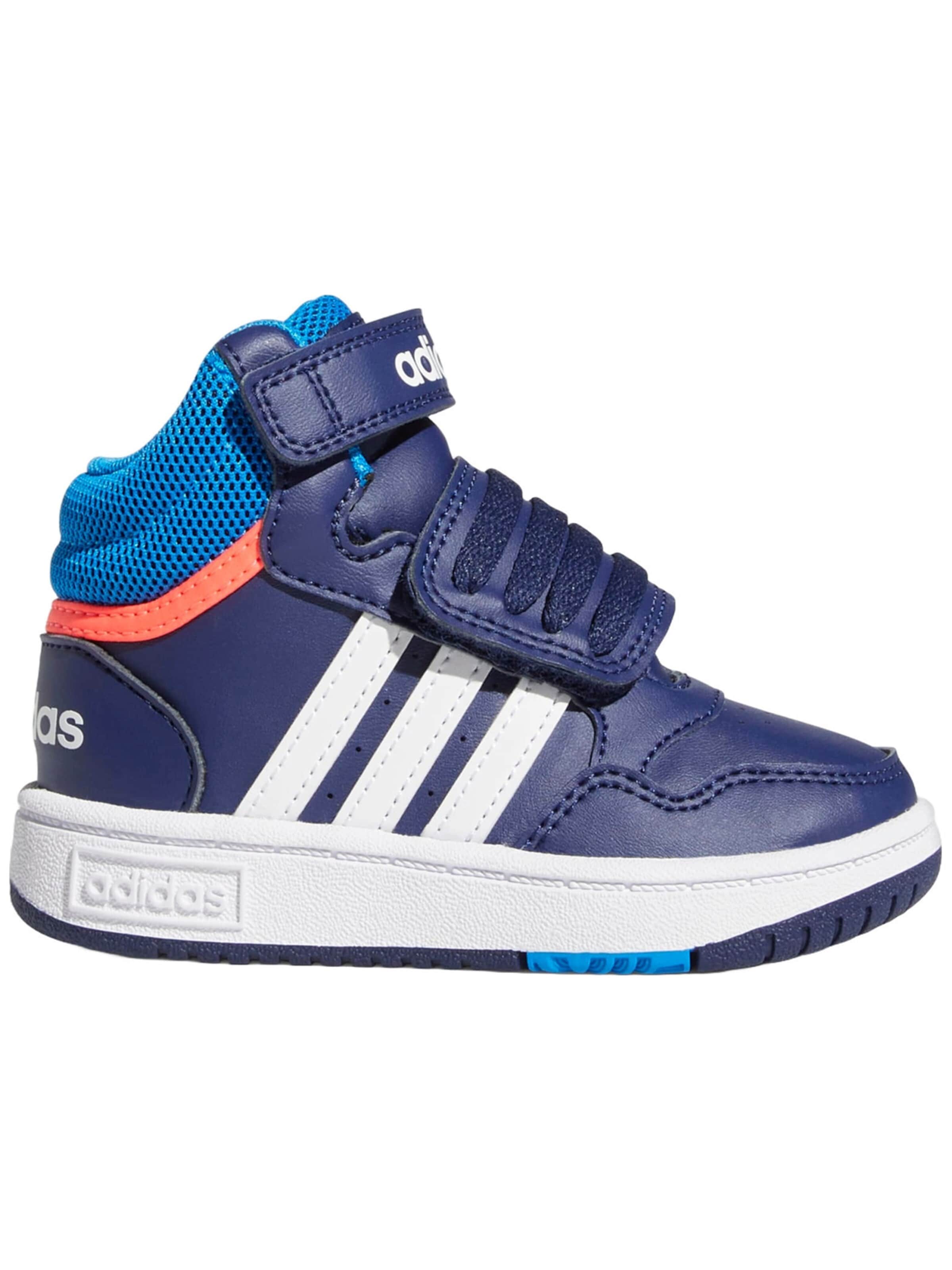 ADIDAS Sports shoe 'adidas Hoops Mid 3.0 Sneakers' in Blue: front