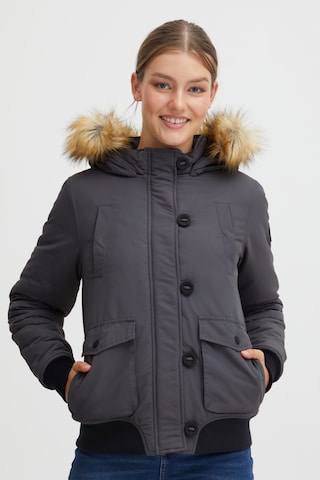 Oxmo Winter Jacket 'Acila' in Grey: front