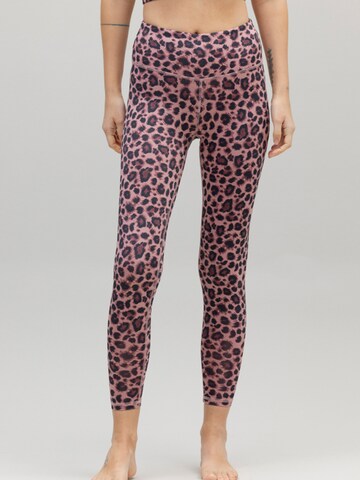 Hey Honey - Skinny Leggings 'Cropped' en lila