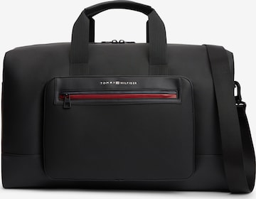 juoda TOMMY HILFIGER Kelioninis krepšys 'Foundation': priekis