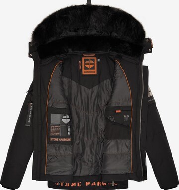 STONE HARBOUR Winterjacke 'Halvaar' in Schwarz