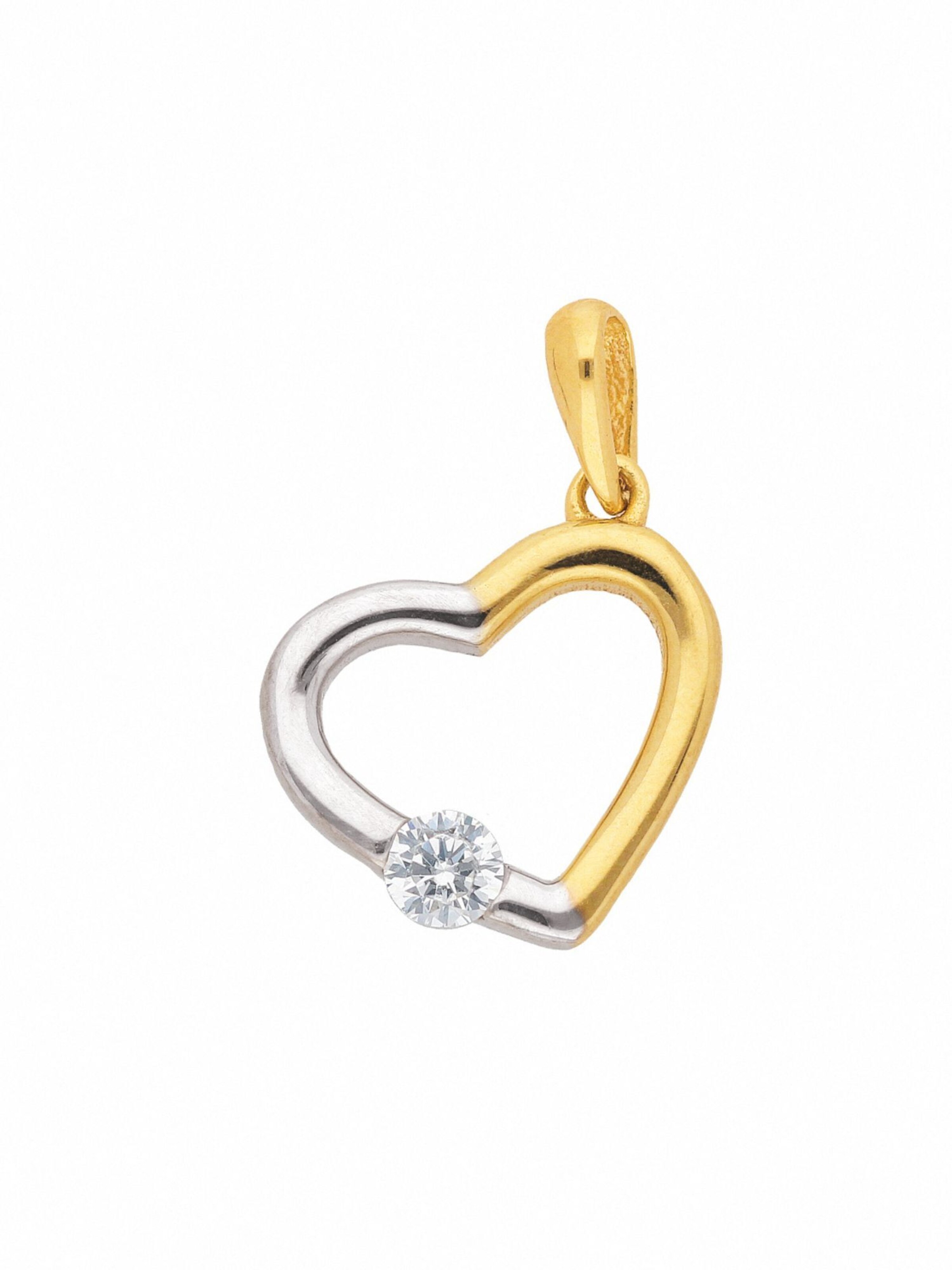 Adelia´s Pendant in Gold: front