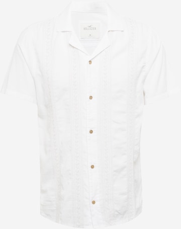 HOLLISTER Regular fit Button Up Shirt in White: front