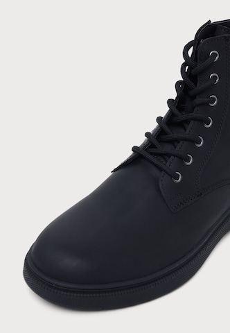 BOSS - Botas con cordones 'Ferling' en negro: frente