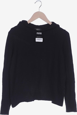 ONLY Sweatshirt & Zip-Up Hoodie in L in Black: front