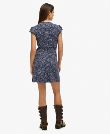Superdry Kleid 'Athletic Essentials' in Blau