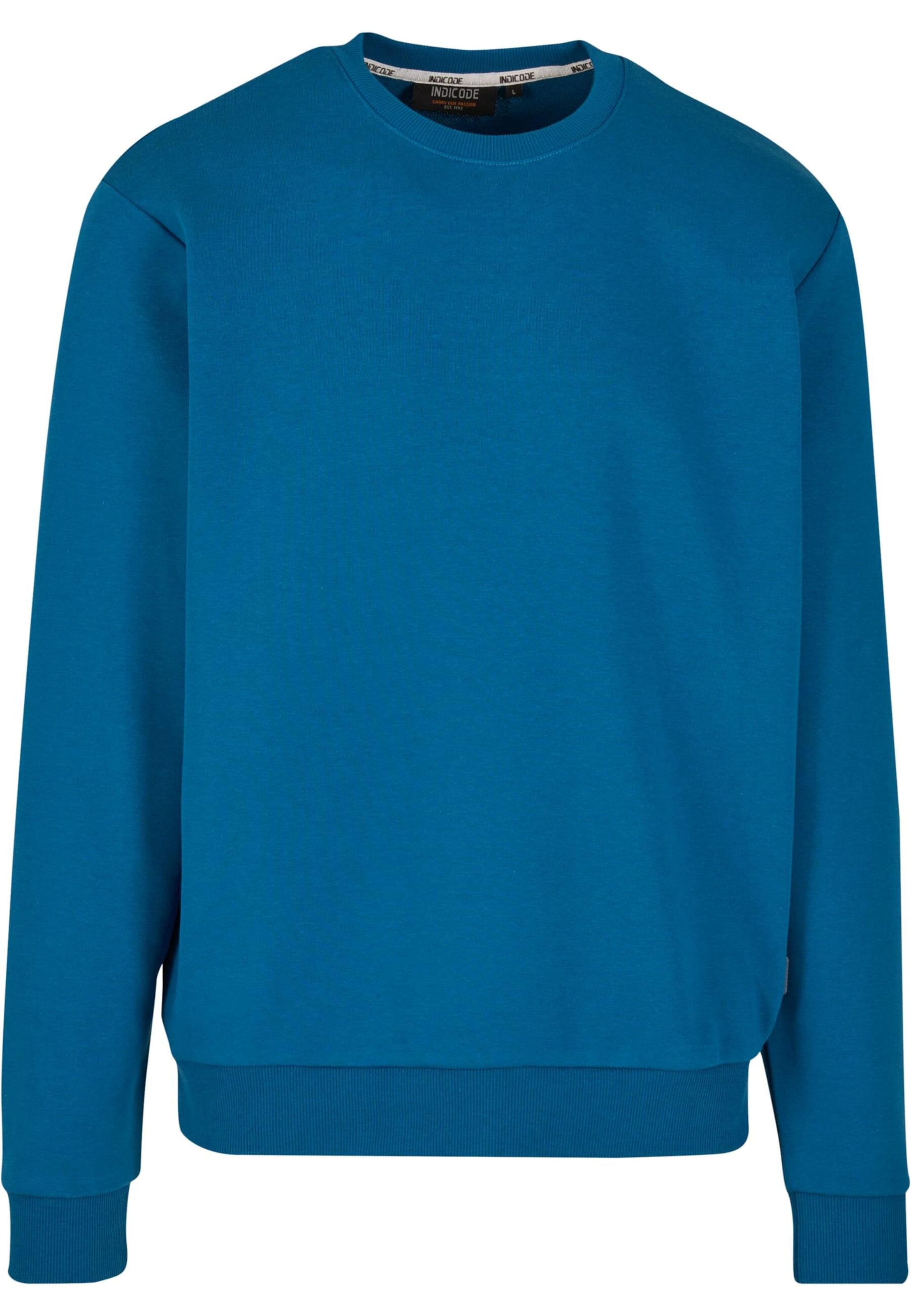 INDICODE JEANS Mikina – modrá: přední strana