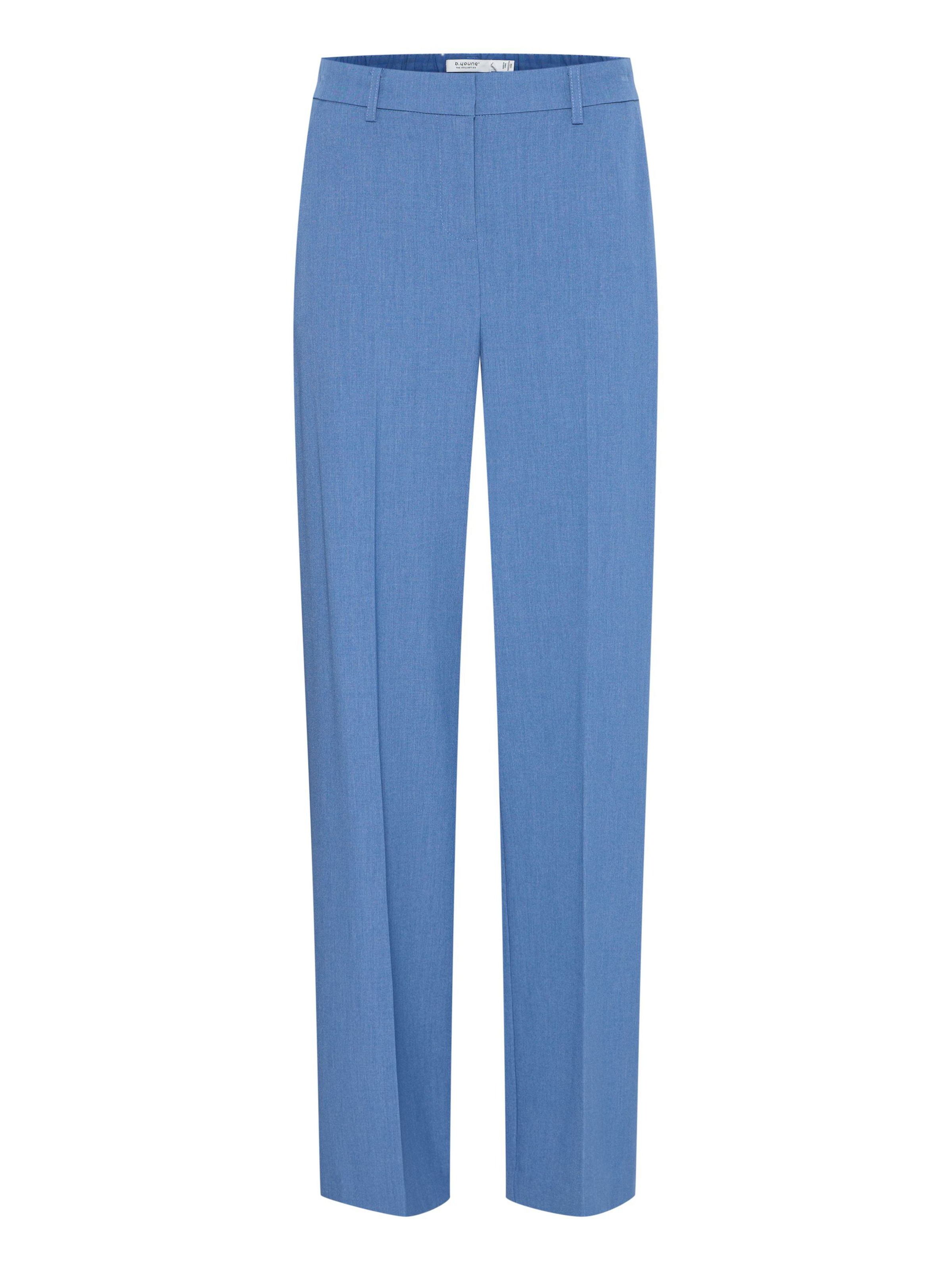 b.young Broek 'BYDanta' in Blauw: voorkant