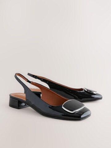 Next Riemchenballerina 'Forever Comfort®' in Schwarz