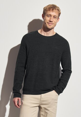 Street One MEN Pullover in Grau: Vorderseite