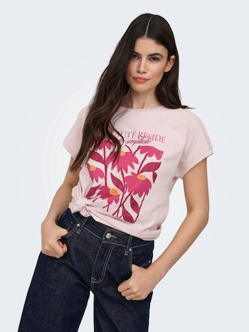 ONLY Shirt 'ONLHILL' in Lila