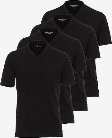 CASAMODA Shirt 'Basic' in Schwarz: Vorderseite