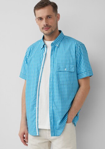 Coupe regular Chemise s.Oliver en bleu