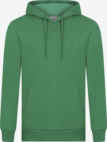 DENIM CULTURE Μπλούζα φούτερ 'Hector' σε πράσινο: μπροστά