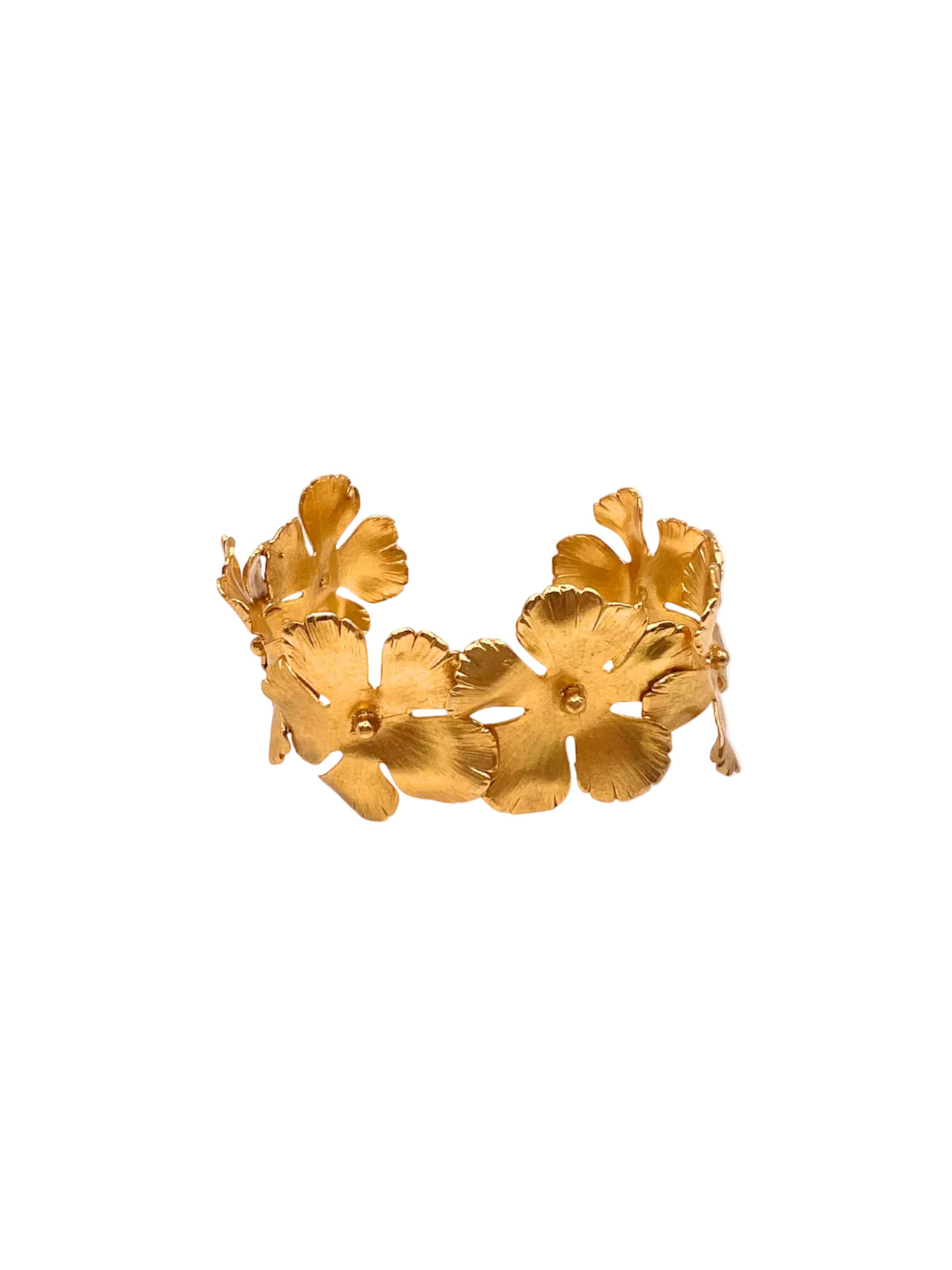 Bracelet 'Flora Rise' Les Reines en or : devant